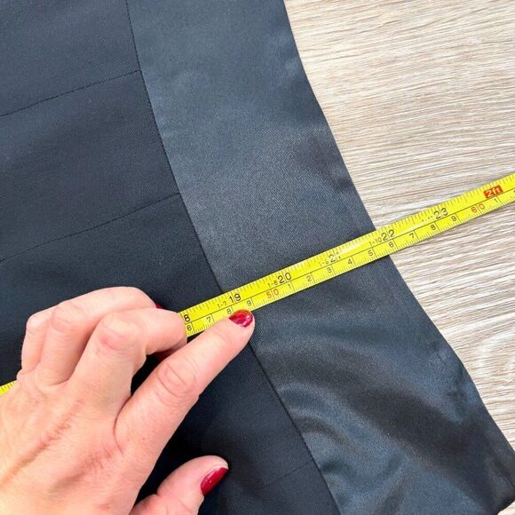 Banana Republic Pleated Silk Mini Skirt With A Wide Silk Waist Band sz 4 - Picture 10 of 11